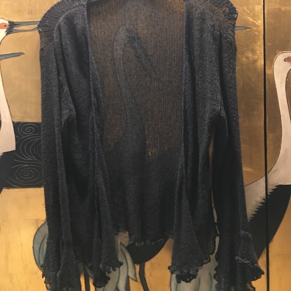 Balinese Sheer Knit Cardigan - Picture 2 of 3